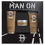 Bed Head for Men by Tigi Mens Gift Set with Shampoo Conditioner and Hair Wax