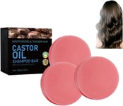 Castor Oil Shampoo Bar,Hair Growth Castor Oil Nourishing Shampoo Bar,Shampoo Hyd