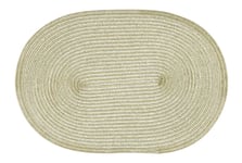 Oval Bordstablett 30 x 45 cm - Guld