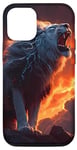 iPhone 13 Lion Power Roar Dark Case