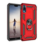 huawei Huawei Y6 Pro 2019 Military Armour Case Red
