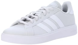 adidas Men's Grand Court Base 2.0 Shoes Sneaker, Dash Grey/Cloud White/Grey Five, 8 UK