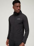 adidas Terrex Men's Softshell Jacket - Black, Black, Size S, Men