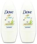 Dove Go Fresh Pear & Aloe Vera Antiperspirant Deodorant Roll On 50ml X 2
