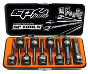 SP Tools Sony NEC Optiarc SP20380 Impact Screwdriver Socket Set 1/2 Inch Torx from T20 to T70 9-Piece Molybdenum Chrome 1/2 Inch Impact Screwdriver Socket Wrench Professional Quality