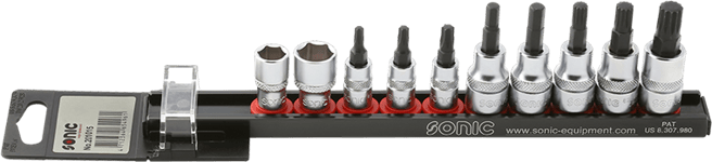 Hylssats 1/4" & 3/8" VAG 10-Delar Sonic