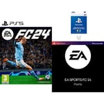 EA SPORTS FC 24 Standard Edition PS5 | Jeu Vidéo | Français + 25€ PlayStation Store Carte Cadeau pour EA SPORTS FC 24 Ultimate Team | FC Points [Précommander] | Compte français