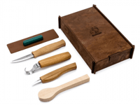 BeaverCraft Tools S13 Box Täljkit med Täljämne och Låda (Grepp: Höger)