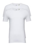 Slim 2Pk Crewneck 1 Twopack Te Tops T-shirts Short-sleeved White LEVI´S Men
