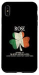 Coque pour iPhone XS Max Rose nom famille Irlande maison irlandaise des shenanigans