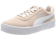 Newm Womens Puma Carina Suede Trainers Sneakers Pink Size UK 4