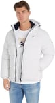 Tommy Jeans Men TJM Essential Down-Filled Jacket Winter, White (White), XS