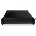 TECHly I-CASE IPC-240L - Montable sur rack - 2U - micro ATX - pas d'alimentation (ATX / PS/2) - noir - USB