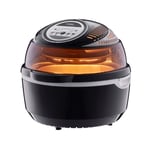 Air Fryer Halogen Oven Rotisserie with Digital LCD Display, Healthy Oil Free Low Fat Cooking, 10L 1300W & 6 Accessories by Cooks Professional