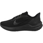 Nike Men's Air Winflo 9 Sneaker, Black/DK Smoke Grey, 8 UK