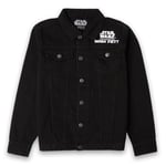 Star Wars Painted Embroidered Unisex Denim Jacket - Black - XXL - Black