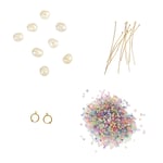 Me & My Box BOX - Mini Jewelry Kit Ear Clips Pearl 18K gold plated BOX901020