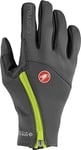 castelli Mortirolo Glove, Unisex Football Gloves - Adult, Dark Gray, S