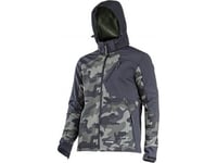 Lahti Pro Softshell Jacket With Hood. Camo Green-Black, "Xl", Ce, Lahti