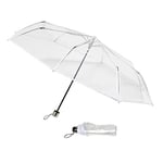 in The Air of Time NEYRAT539 Folding Umbrella, 30 cm, Transparent/White