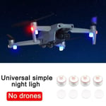 Drone Universal Abs Led Night Flash Light With Battery C White Always Bright