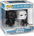 Figurine Funko Pop - Star Wars 5 : L'empire Contre-Attaque N°377 - Dark Vador Et Snowtrooper (46618)