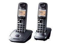 Panasonic KX-TG2512PDM - Trådløs telefon med opkalds-ID - DECTGAP + ekstra telefonrør - (Engelsk brugervejledning-/ Sprog)