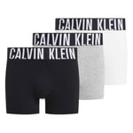 Calvin Klein Kalsonger 3P Intense Power Trunks Vit/Grå bomull Small Herr