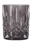 Noblesse Tumbler 2-P Home Tableware Glass Whiskey & Cognac Glass Black Nachtmann