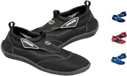 Cressi Unisex Adult Reef Water Shoes - Black, UK 13/ EU 48