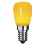 Päronlampa LED 0,8W E14 Gul