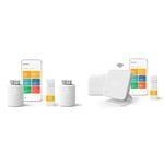 tado° Smart Radiator Thermostat - WiFi Starter Kit V3+ - 2x Smart Radiator Valve & Wireless Smart Thermostat Starter Kit V3+ Incl. Stand – Full Control Over Your Boiler And Hot Water