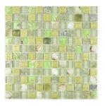 mosaik ws beach sq. cryst/stone mix shell green 2,3x2,3x0