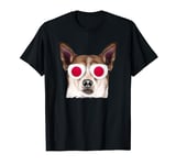 Norwegian Lundehund Dog Japan Flag Sunglasses T-Shirt