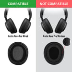 Geekria Replacement Ear Pads for SteelSeries Arctis Nova Pro Wired (Black)