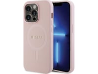 Guess Fodral Till Iphone 14 Pro 6,1" Guhmp14lpsahmcp Rosa Saffino Magsafe