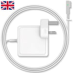 SIXNWELL Compatible With MacBook Pro/Air Charger 85W Magnetic Power Adapter MagSafe L-Tip Connector Replacement for MacBook Pro 13-inch and Works With MacBook Air 11-inch and 13-inch Late 2012
