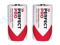 C-Batterier R14 Perfectpro Nimh 1,2 V 4000 Mah 2 Stk