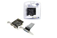 LogiLink - parallell/seriell adapter - PCIe - 3 portar