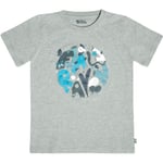 Fjällräven Kids Forest Findings T-shirt (Grå (GREY-MELANGE/020-999) 158 cm)