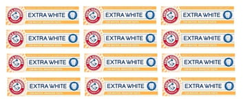 12 x Arm & Hammer Toothpaste Extra White Care 125g