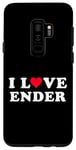 Coque pour Galaxy S9+ I Love Ender Nom assorti Girlfriend & Boyfriend Ender