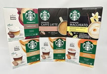 Starbucks White Coffee Variety Pack Nescafe Dolce Gusto Pods | 72 Capsules