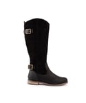 Barbour Womens Elizabeth Boots - Black Leather - Size UK 5
