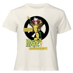 X-Men Rogue Bio Women's Cropped T-Shirt - Cream - M