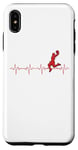 Coque pour iPhone XS Max Basketballer Heartbeat Pulse EKG Ballon de basket