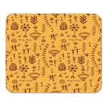 Mousepad Computer Notepad Office Warli Painting Traditional The Ancient Tribal India Pictorial Language Home School Game Player Computer Worker Inch