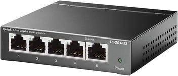TP-Link TL-SG105S, 5 Port Gigabit Ethernet Network Switch, Ethernet Splitter,
