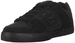 DC Shoes (DCSHI) Mixte Pure-Shoes for Men Chaussures de Skateboard, (Black/Pirate Black), 44.5 EU