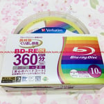 Verbatim Houseware 10 Bluray Bd-re Dl 50 Gb Rewritable Spindle SB 65690 JAPAN